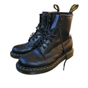 Dr. Martens 'The Originals' Black Lace Up Combat Boots - Women's Size 6
